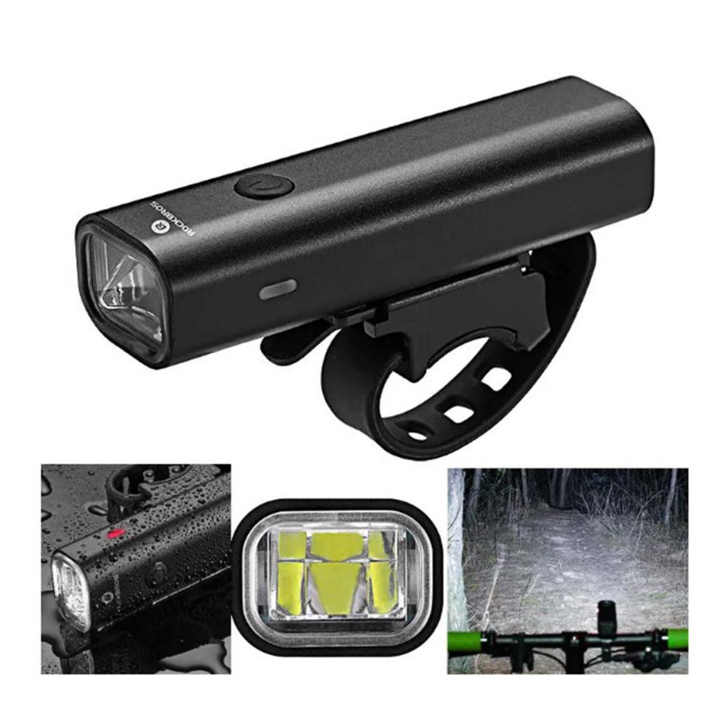 Rockbros Bike Light USB Rechargeable MTB Front 200 Lumen Lamp Headlight