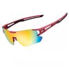 ROCKBROS Polarized Sports Sunglasses Cycling Glasses With 3 Interchangeable Lenses RockBros