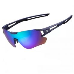 Blue Polarized Cycling Sunglasses with UV Protection
