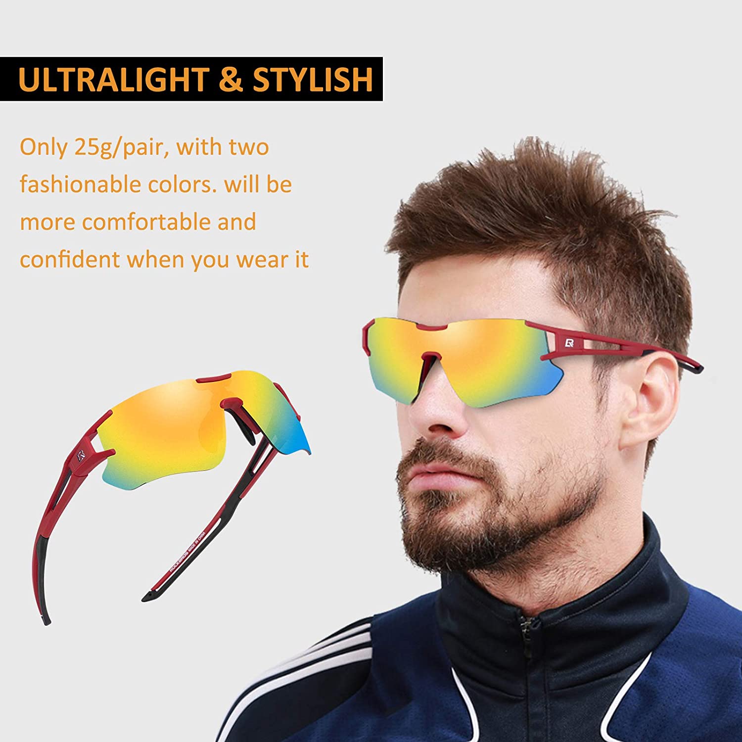 Purple Magnetic Frameless Lens