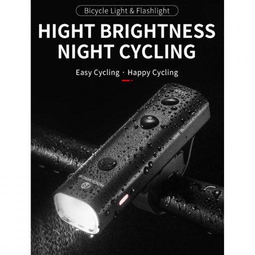 Rockbros Bike Light USB Rechargeable MTB Front 200 Lumen Lamp Headlight Aluminum RockBros