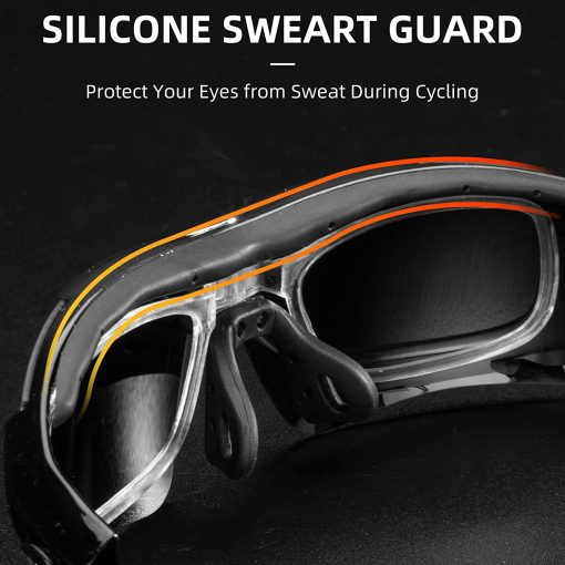 RockBros Polarized UV Protection 5 Interchangeable Lenses Sports Sunglasses RockBros
