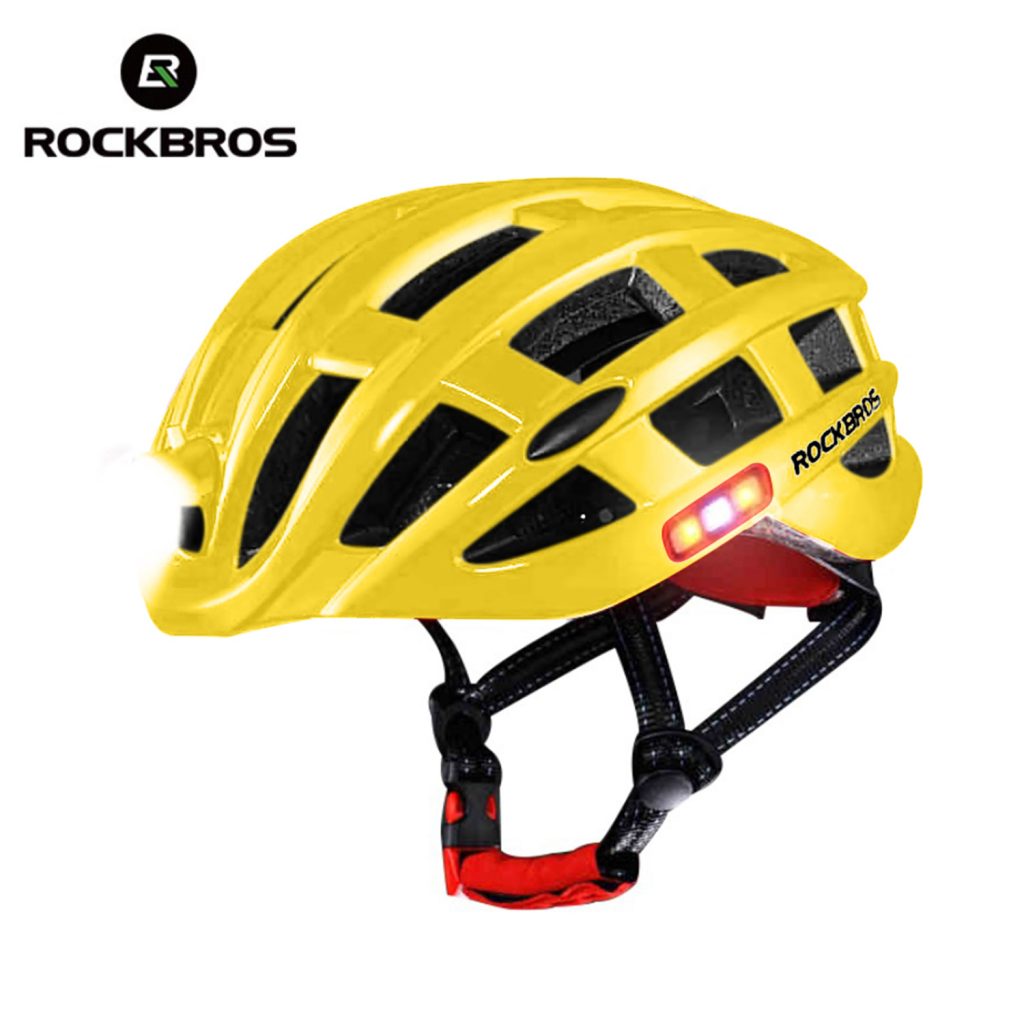 Rockbros Ultralight Intergrally Moulded Led Mtb Cycling Helmet With