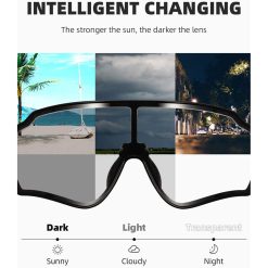 RockBros Photochromic Polarised Safety Sport Sunglasses UV Protection RockBros
