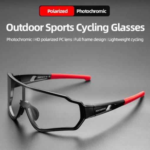 RockBros Photochromic Polarised Safety Sport Sunglasses UV Protection RockBros