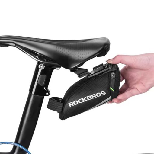 RockBros Mini Bike Saddle Bag: Lightweight Under Seat Pouch RockBros