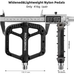 Wide and Lightweight Nylon Pedals