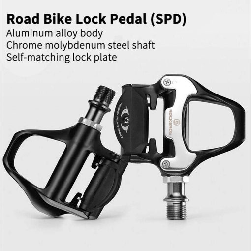 RockBros Aluminium Bike Pedals: Clipless Self Locking SPD-SL RockBros
